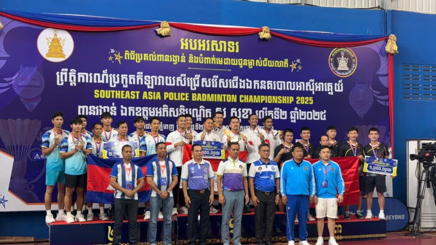 Tim Bulutangkis Polri Raih 4 Medali Emas dan 2 Perak SEA Police Badminton Championship 2026 di Kamboja
